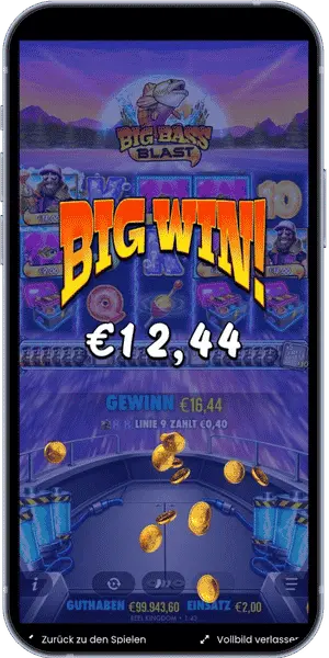Big Bass Blast big win