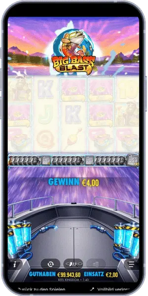 Big Bass Blast win 4 eur